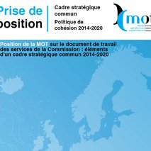 Position de la MOT sur la préparation du Cadre stratégique commun 2014-2020