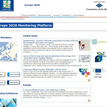 La plateforme de suivi de la stratégie Europe 2020