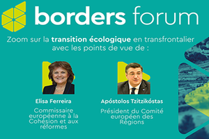 La transition écologique, un enjeu pour les espaces frontaliers au cœur du prochain Borders Forum La transition écologique, un enjeu pour les espaces frontaliers au cœur du prochain Borders Forum