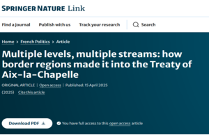 An academic article highlights the role of the MOT in the process of setting up bilateral treaties